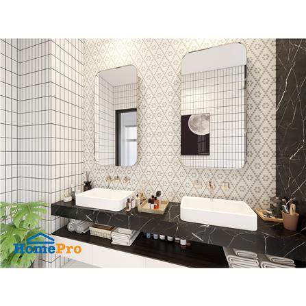 โมเสคพอร์ซเลน 22x24 ซม. GLASCERA ราวนด์ แพทเทิร์น 5 ทูโทน_5