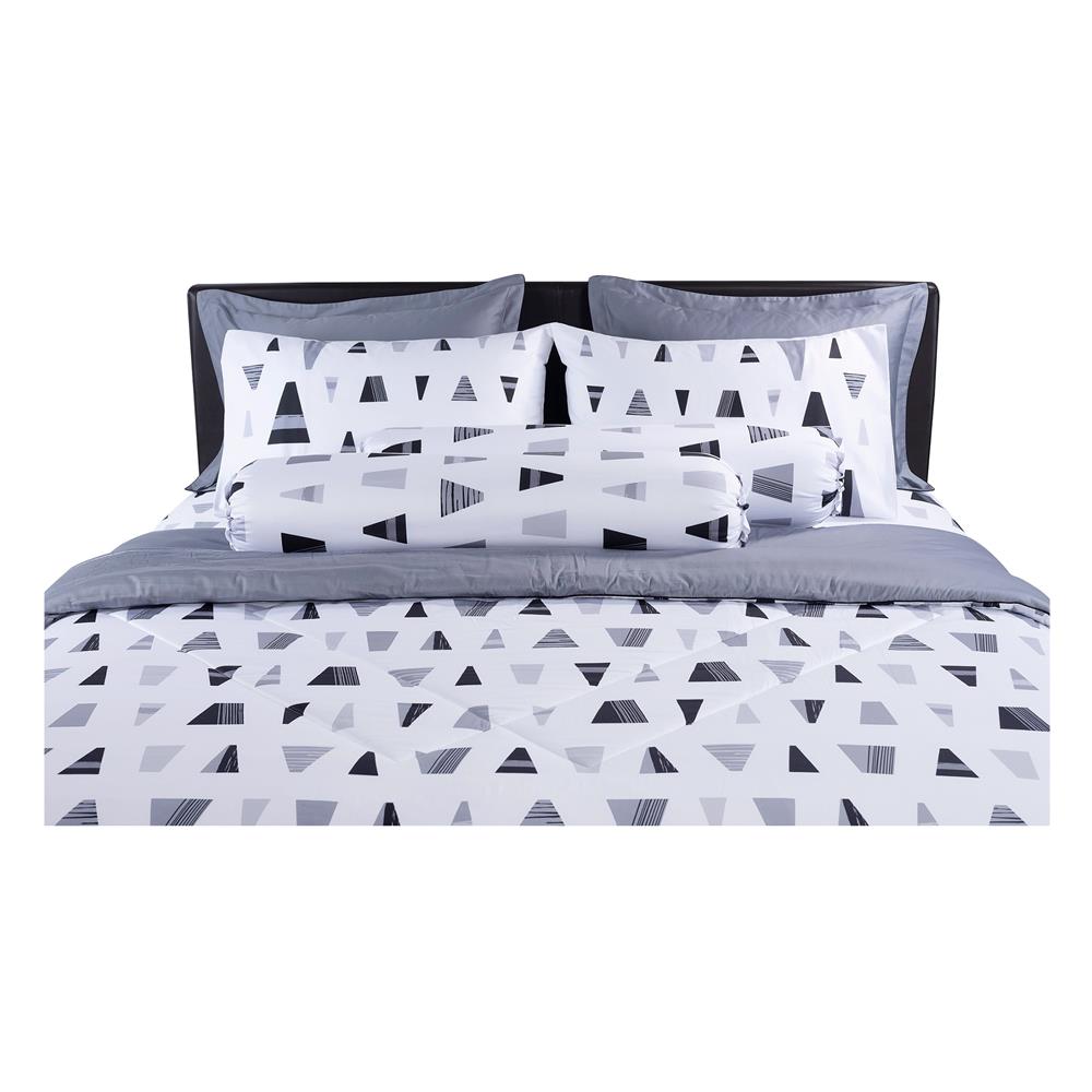 ชุดผ้าปูที่นอน 5 ฟุต 6 ชิ้น SANTAS LUCKY LANE GR