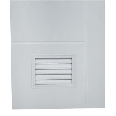 ประตูห้องน้ำ UPVC AZLE PSW24 เกล็ดล่าง 70X200 ซม. สีเทา เจาะลูกบิด_4