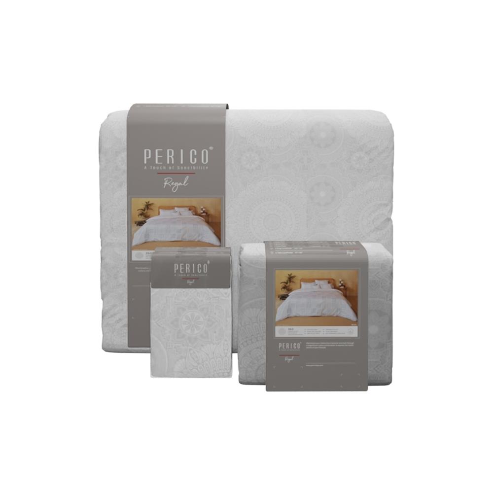 ชุดผ้าปูที่นอน 6 ฟุต 6 ชิ้น PERICO REGAL PRINT RE249