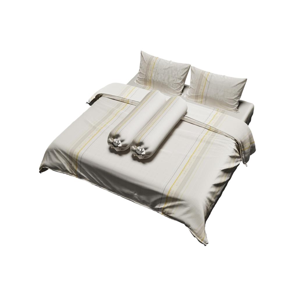 ชุดผ้าปูที่นอน 6 ฟุต 6 ชิ้น PERICO REGAL PRINT RE246