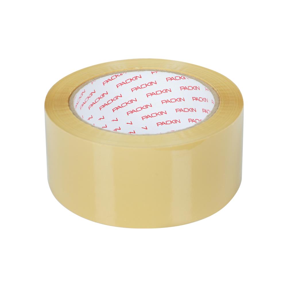 เทป OPP PACK IN 2 นิ้วX100 หลา สีน้ำตาล แพ็ก 6 ชิ้น