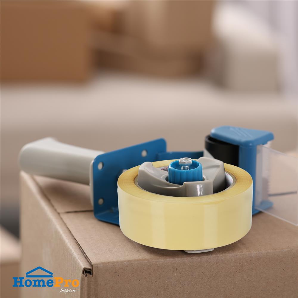 เทป OPP PACK IN 2 นิ้วX100 หลา สีน้ำตาล แพ็ก 6 ชิ้น