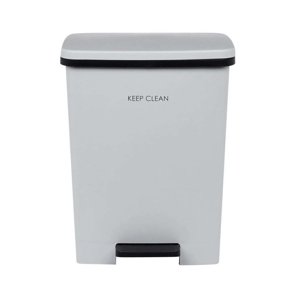 ถังขยะเหยียบเหลี่ยม ACCO SOFT CLOSE 20 ลิตร สีเทา