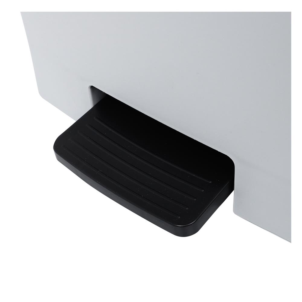 ถังขยะเหยียบเหลี่ยม ACCO SOFT CLOSE 20 ลิตร สีเทา