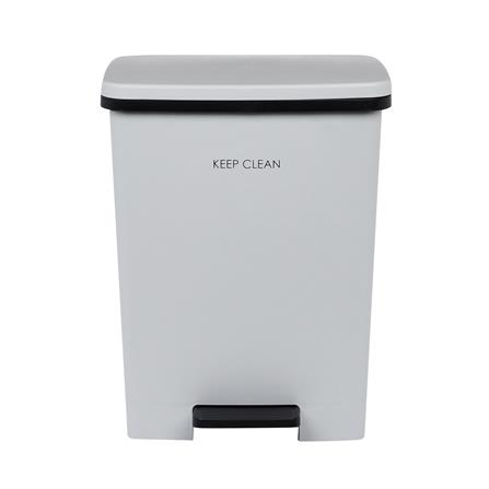 ถังขยะเหยียบเหลี่ยม ACCO SOFT CLOSE 20 ลิตร สีเทา_2