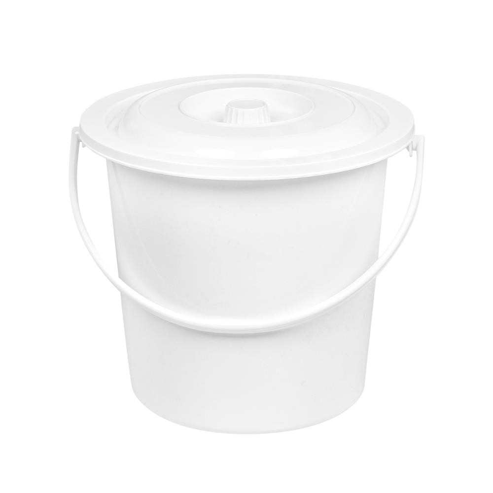 ถังน้ำกลมมีฝา PLIM 20 ลิตร สีขาว