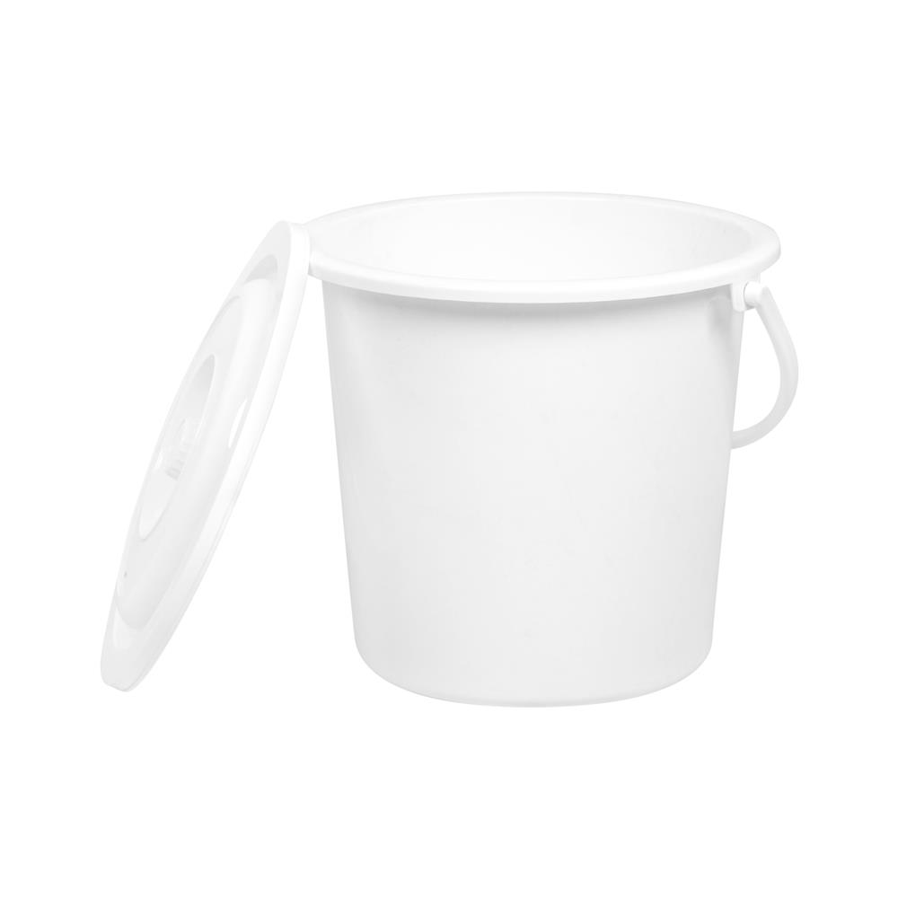 ถังน้ำกลมมีฝา PLIM 20 ลิตร สีขาว