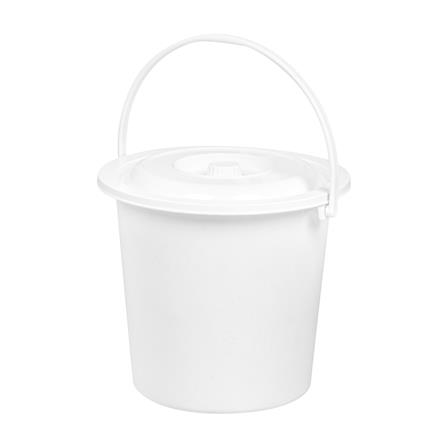 ถังน้ำกลมมีฝา PLIM 20 ลิตร สีขาว_0