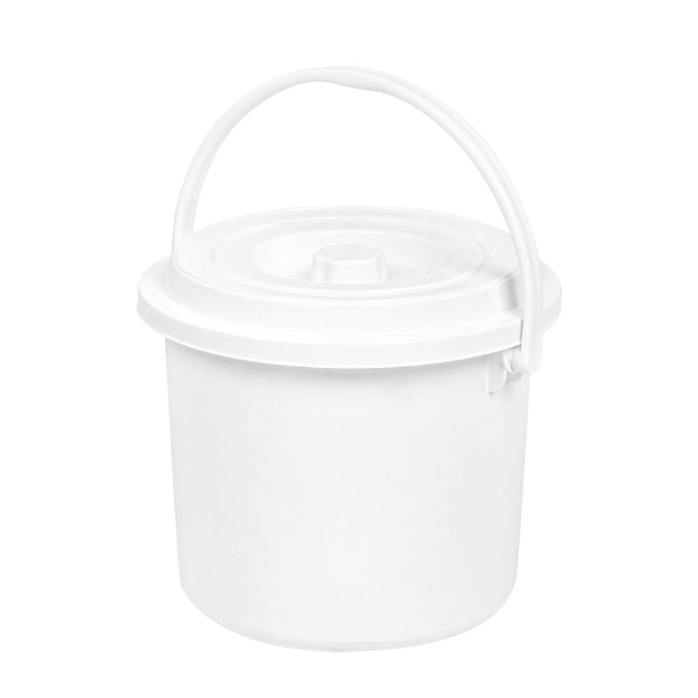 ถังน้ำกลมมีฝา PLIM 11 ลิตร สีขาว
