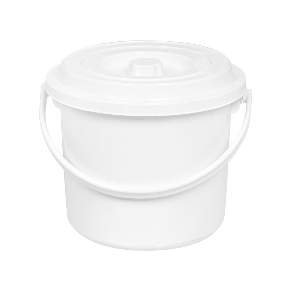 ถังน้ำกลมมีฝา PLIM 11 ลิตร สีขาว