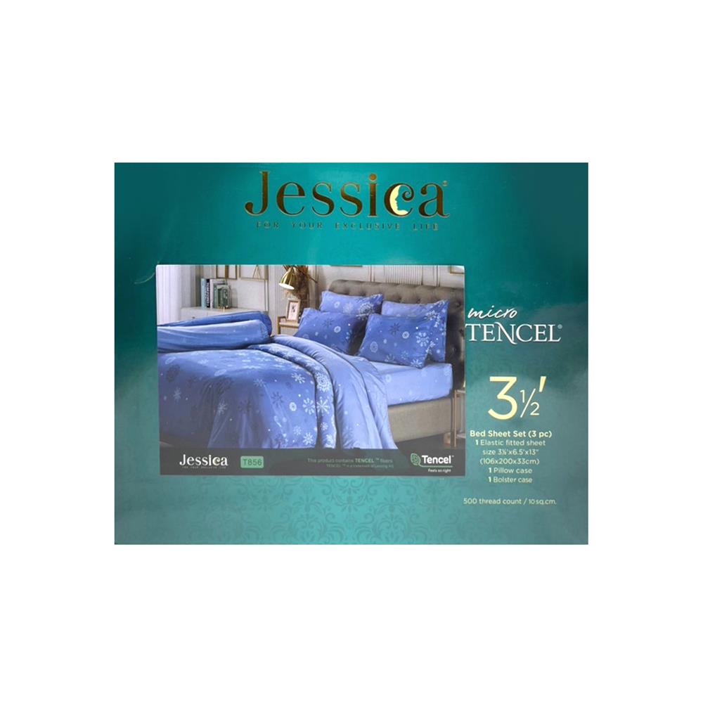 ชุดผ้าปูที่นอน 3.5 ฟุต 3 ชิ้น JESSICA TENCEL 20166-T856