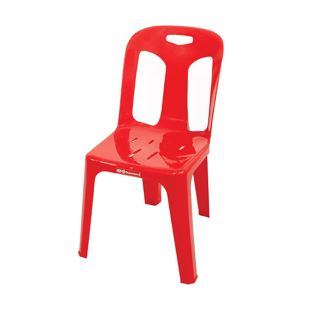 เก้าอี้พนักพิง SUPERWARE CH-50R สีแดง