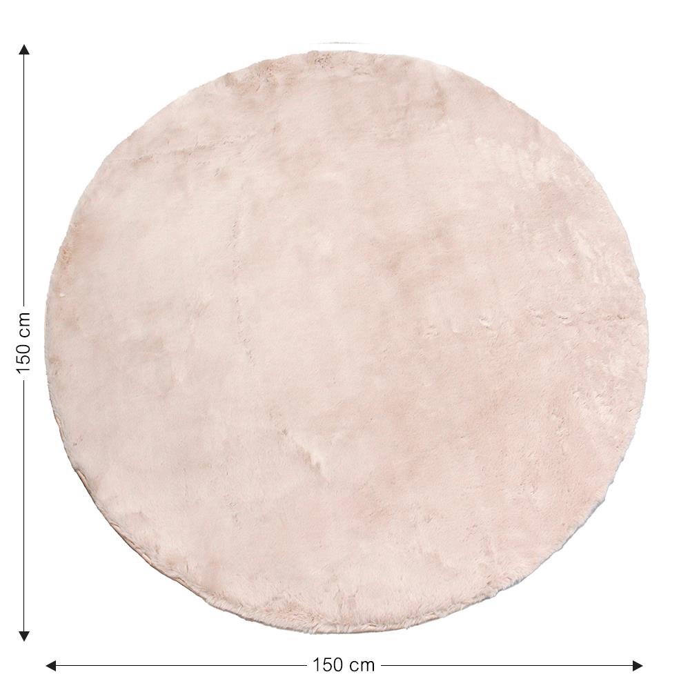 พรม HOME LIVING STYLE EMILY 150X150 ซม. สีชมพู