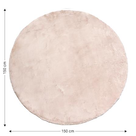 พรม HOME LIVING STYLE EMILY 150X150 ซม. สีชมพู_12