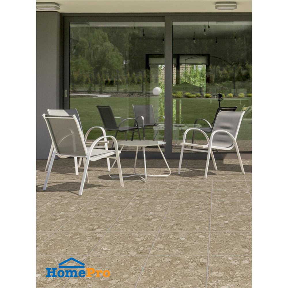 กระเบื้องพื้นพอร์ซเลน  16x16 นิ้ว COTTO ฟอสซิโอ น้ำตาล HYG PM 0.96 ตร.ม.