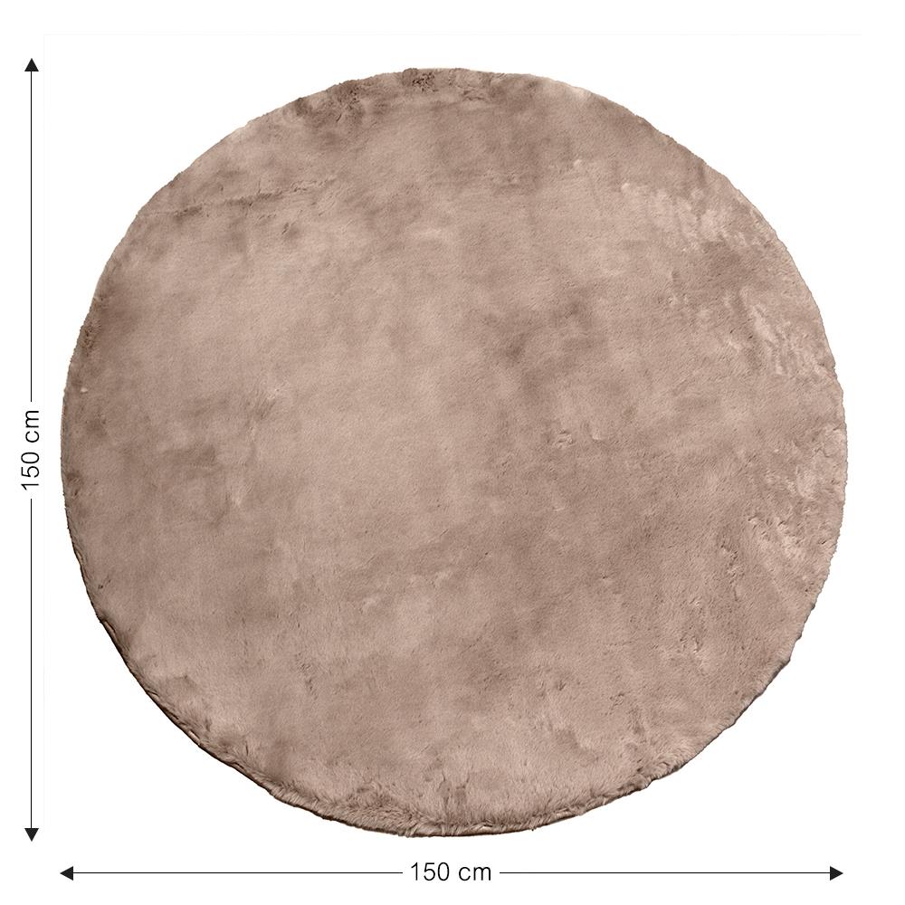 พรม HOME LIVING STYLE EMILY 150X150 ซม. สีน้ำตาล