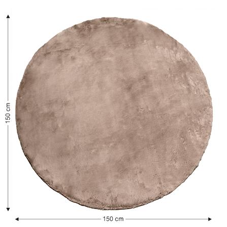 พรม HOME LIVING STYLE EMILY 150X150 ซม. สีน้ำตาล_13