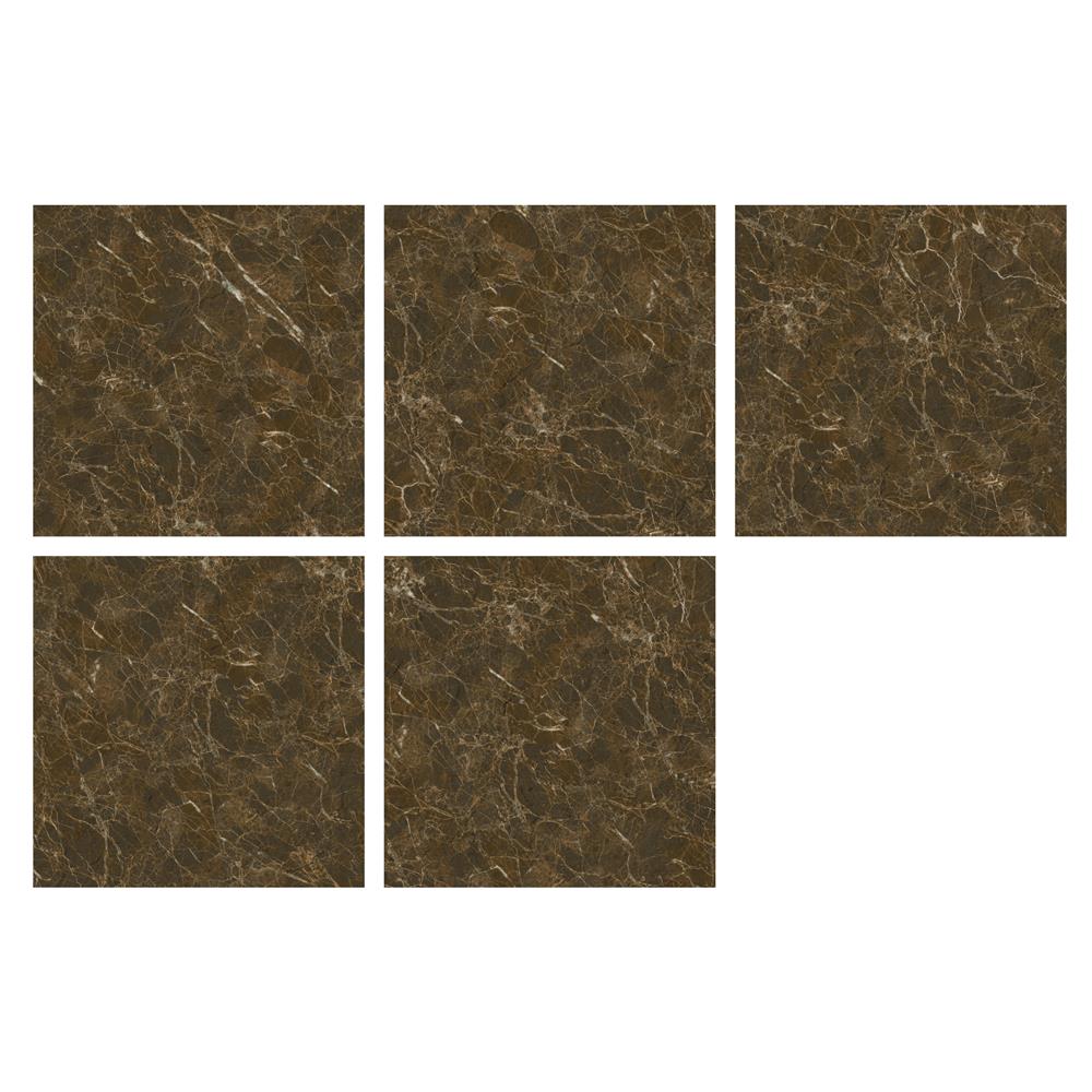 กระเบื้องพื้นพอร์ซเลน  16x16 นิ้ว COTTO เอ็มเพอราโด้ น้ำตาลเข้ม HYG PM 0.96 ตร.ม.