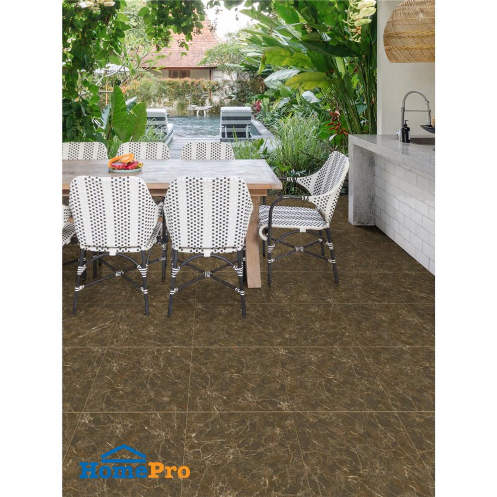 กระเบื้องพื้นพอร์ซเลน  16x16 นิ้ว COTTO เอ็มเพอราโด้ น้ำตาลเข้ม HYG PM 0.96 ตร.ม.