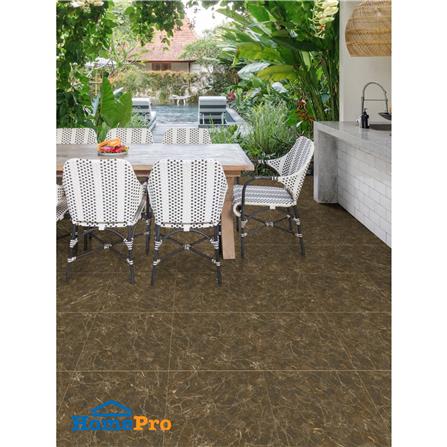 กระเบื้องพื้นพอร์ซเลน  16x16 นิ้ว COTTO เอ็มเพอราโด้ น้ำตาลเข้ม HYG PM 0.96 ตร.ม._2