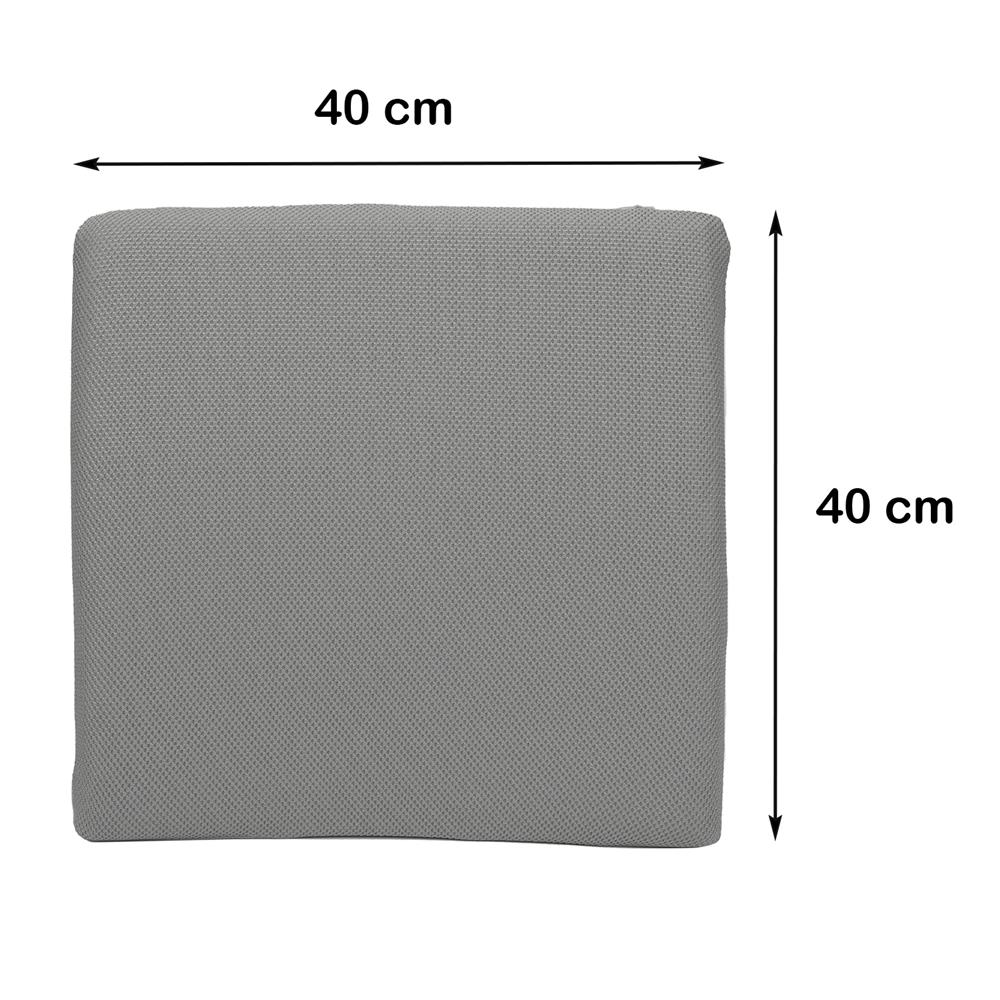 เบาะรองนั่ง HOME LIVING STYLE WELLAR-H 16X16 นิ้ว สีเทา