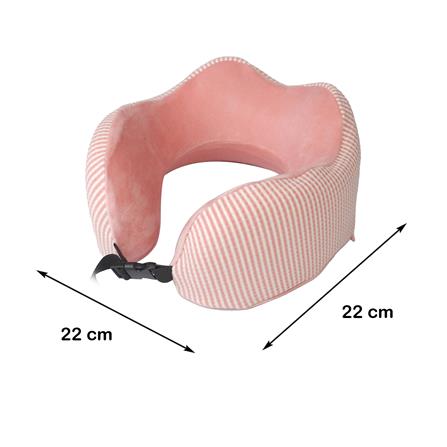 หมอนรองคอ HOME LIVING STYLE TINA 8.5X8.5 นิ้ว สีชมพู_8