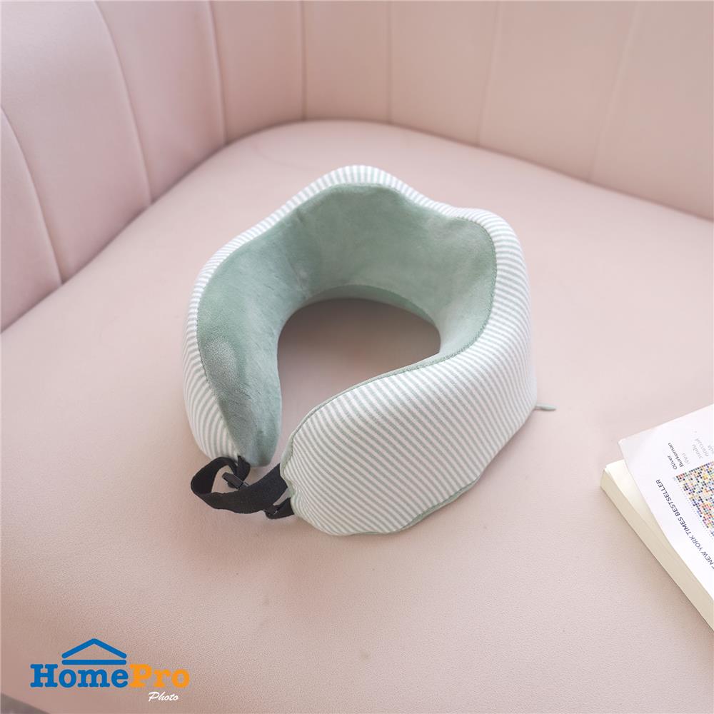 หมอนรองคอ HOME LIVING STYLE TINA 8.5X8.5 นิ้ว สีเขียว