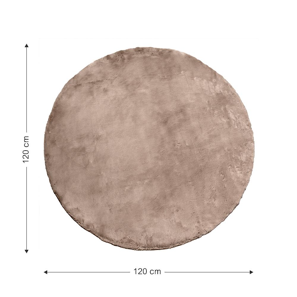 พรม HOME LIVING STYLE EMILY 120X120 ซม. สีน้ำตาล