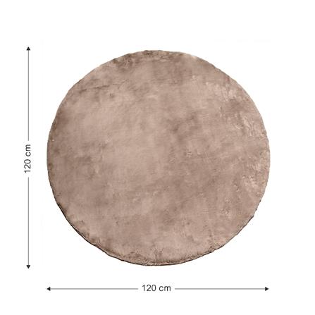 พรม HOME LIVING STYLE EMILY 120X120 ซม. สีน้ำตาล_13