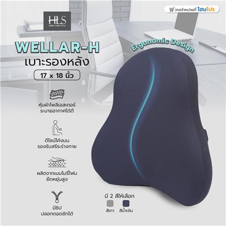 เบาะรองหลัง HOME LIVING STYLE WELLAR-H 17X18 นิ้ว สีน้ำเงิน_6