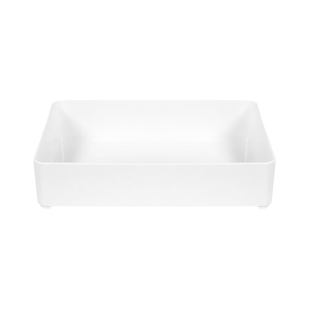 ถาดใส่ของ STACKO ST-301 SIZE L 15.20x22.80x5.20 ซม. สีขาว