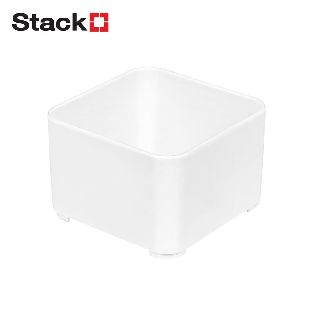 ถาดใส่ของ STACKO ST-301 SIZE S 7.40x7.40x5.20 ซม. สีขาว_1