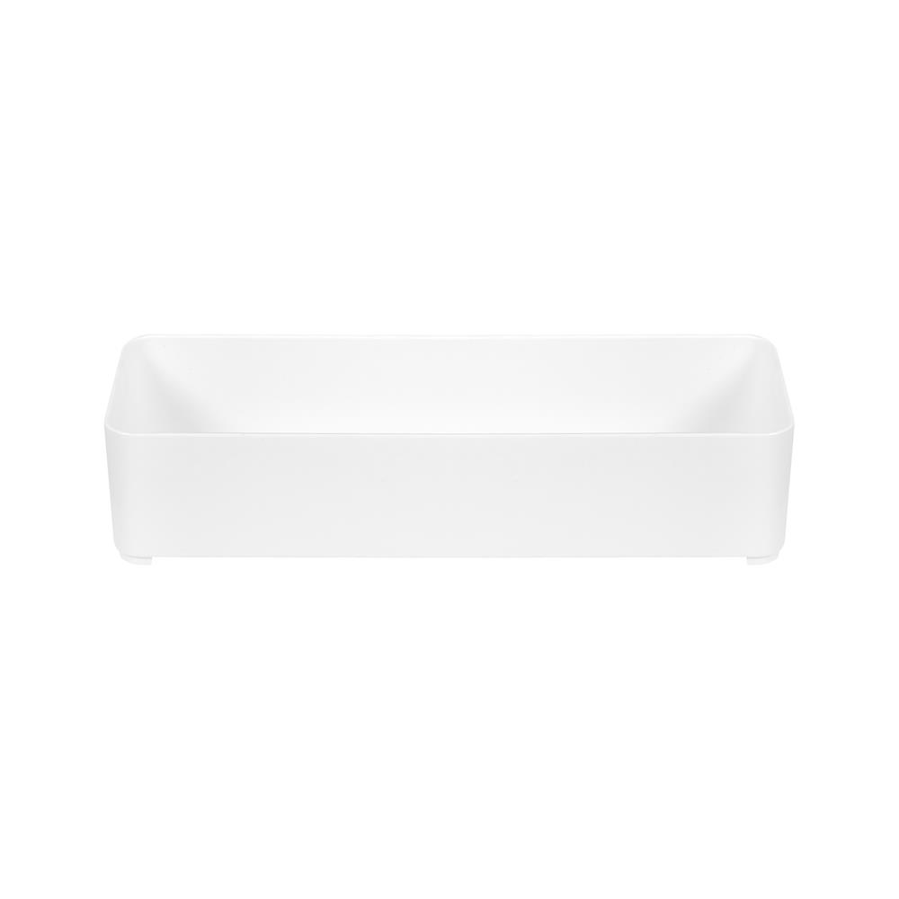 ถาดใส่ของ STACKO ST-301 SIZE M 7.40x22.80x5.20 ซม. สีขาว