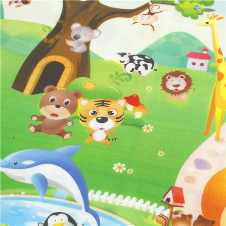 แผ่นอเนกประสงค์ ME LIVING ZOO 177X196 ซม. หลากสี_3