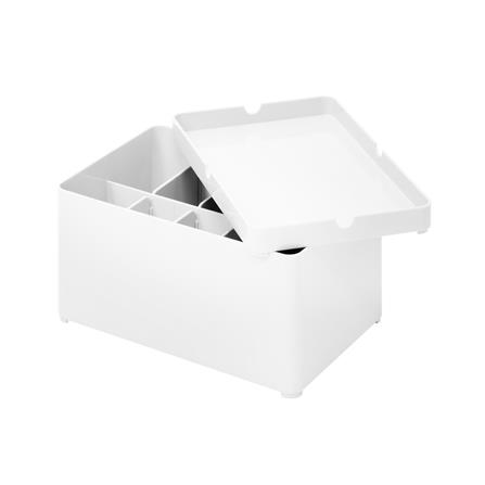 กล่องแบ่งช่องมีฝา STACKO 15.2x22.80x11.9 ซม. สีขาว_4