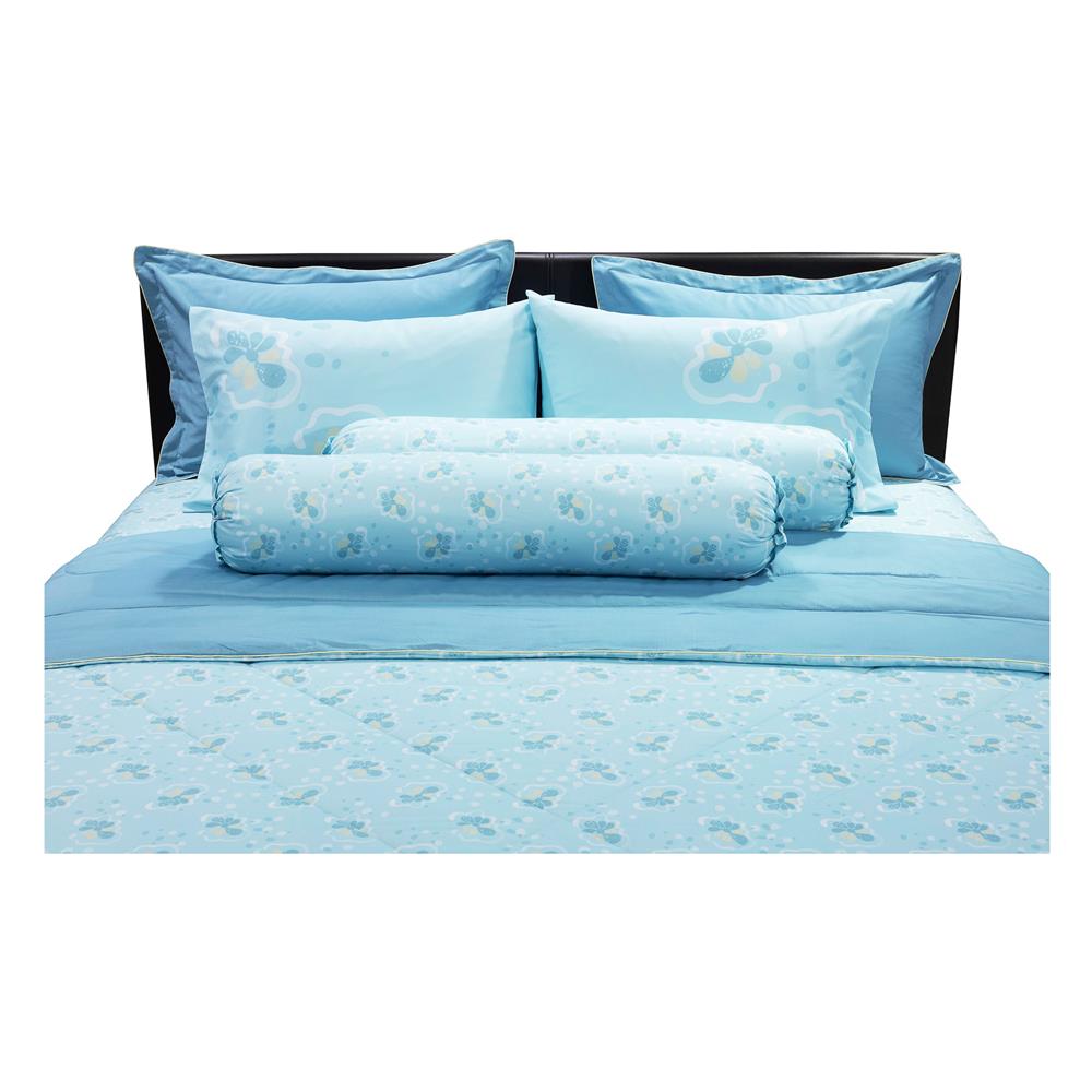 ชุดผ้าปูที่นอน 6 ฟุต 6 ชิ้น SANTAS CANDY LUSH GN