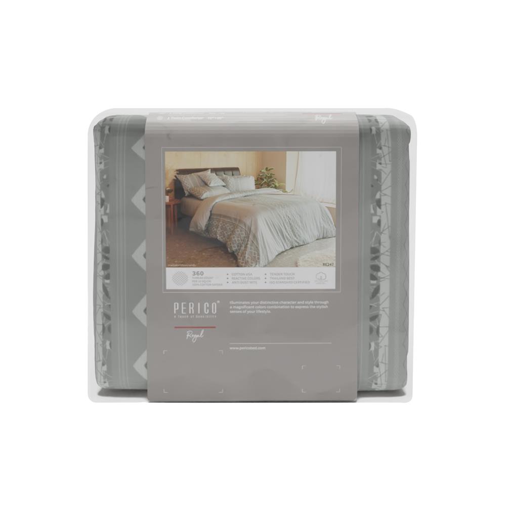 ชุดผ้าปูที่นอน 3.5 ฟุต 2 ชิ้น PERICO REGAL PRINT RE247