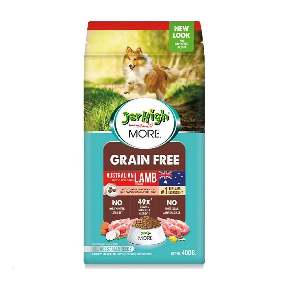 อาหารสุนัข JERHIGH MORE LAMB 400 ก.