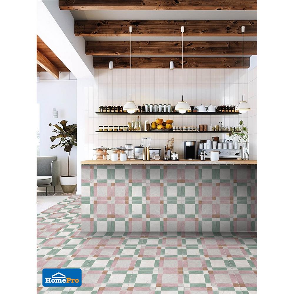 กระเบื้องพื้น COTTO มูคา แคนดี้ ชมพู PM 0.96 ตร.ม.