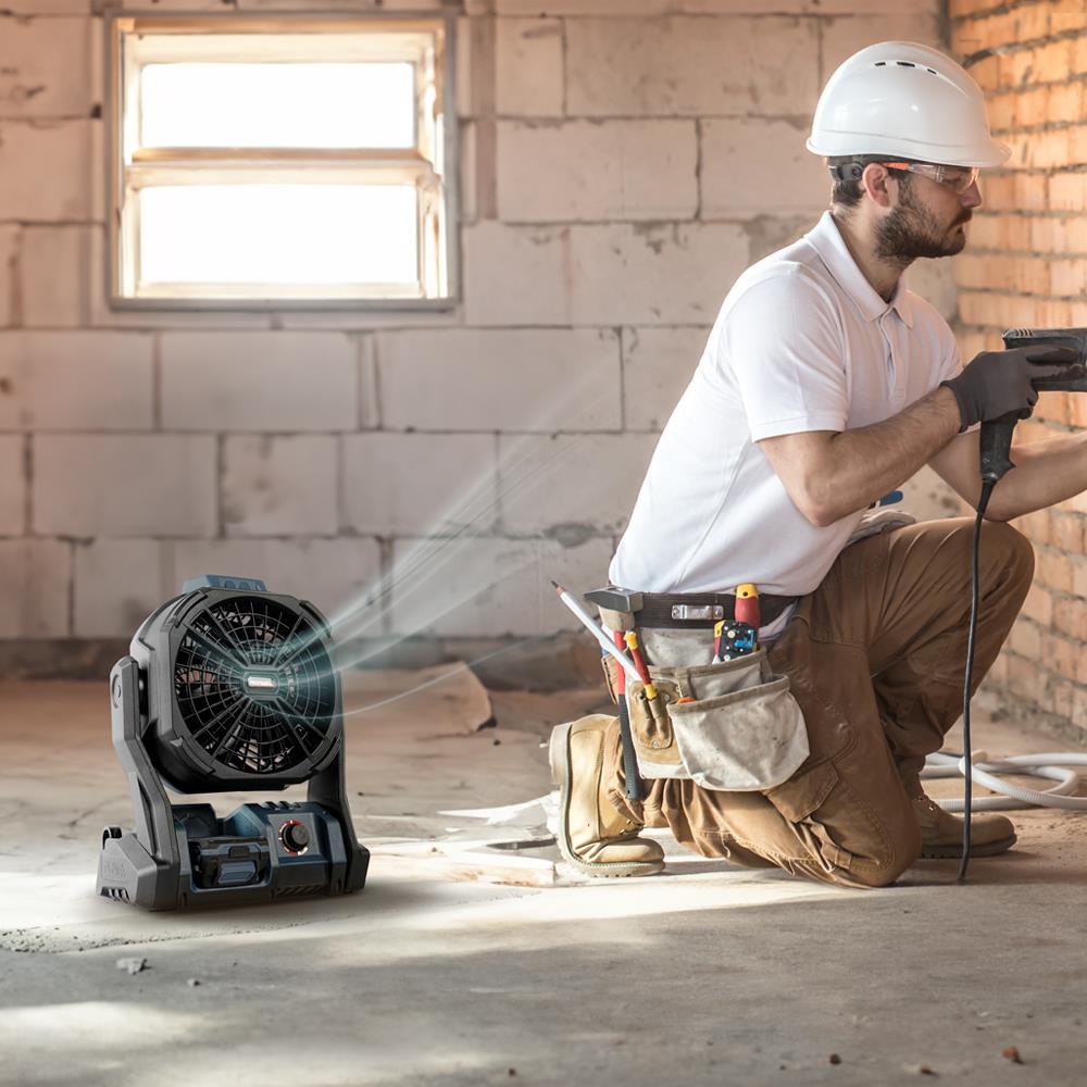 ชุดพัดลมไร้สาย (พร้อมแบตเตอรี่และแท่นชาร์จ) ROWEL DFA600