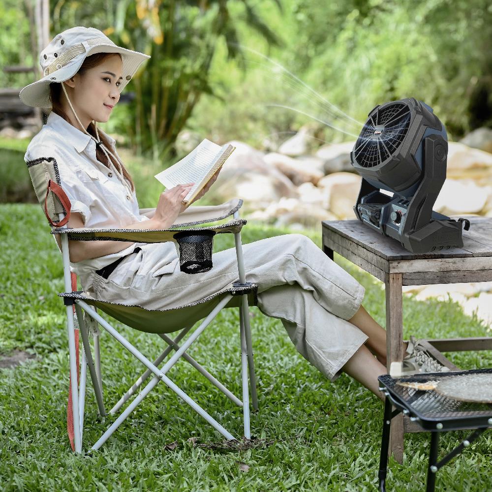 ชุดพัดลมไร้สาย (พร้อมแบตเตอรี่และแท่นชาร์จ) ROWEL DFA600