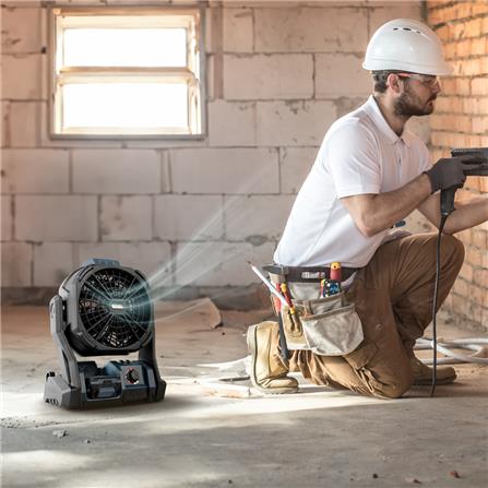 ชุดพัดลมไร้สาย (พร้อมแบตเตอรี่และแท่นชาร์จ) ROWEL DFA600_1