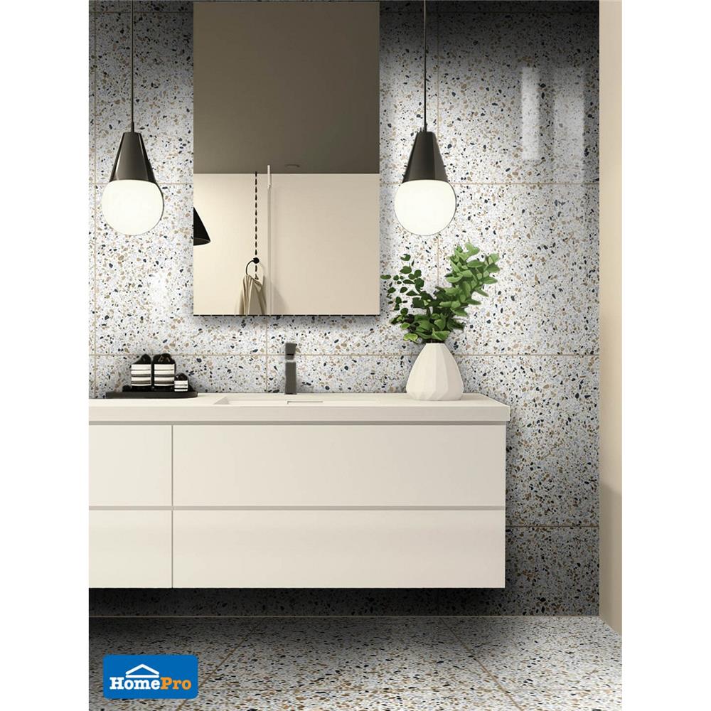 กระเบื้องพื้น 60x60 ซม. COTTO กรานูล่า ขาว PM 1.44 ตร.ม.