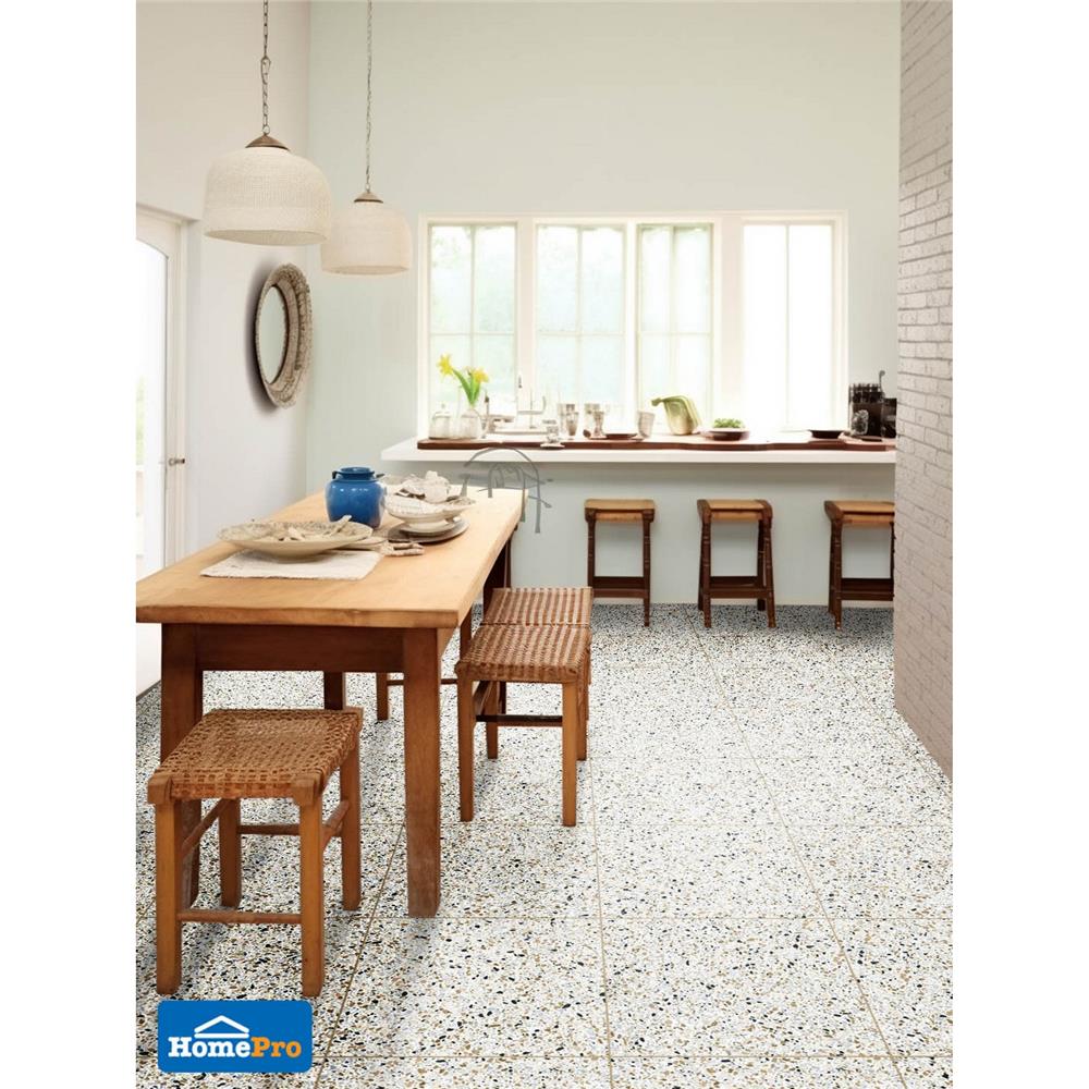 กระเบื้องพื้น 60x60 ซม. COTTO กรานูล่า ขาว PM 1.44 ตร.ม.