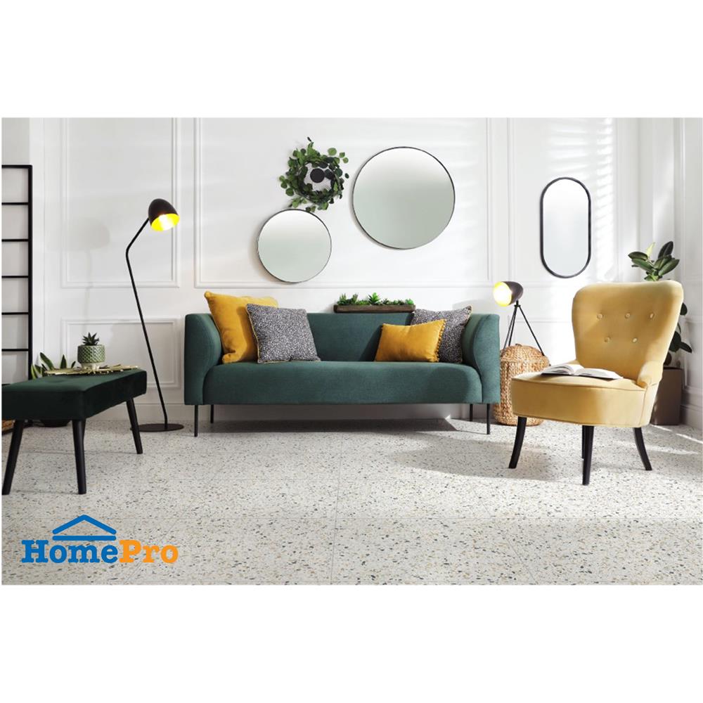 กระเบื้องพื้น 60x60 ซม. COTTO กรานูล่า ขาว PM 1.44 ตร.ม.