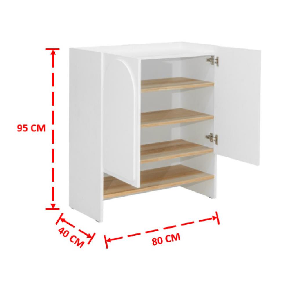 ตู้วางรองเท้า KONCEPT NORDIS 19223546 สีขาว