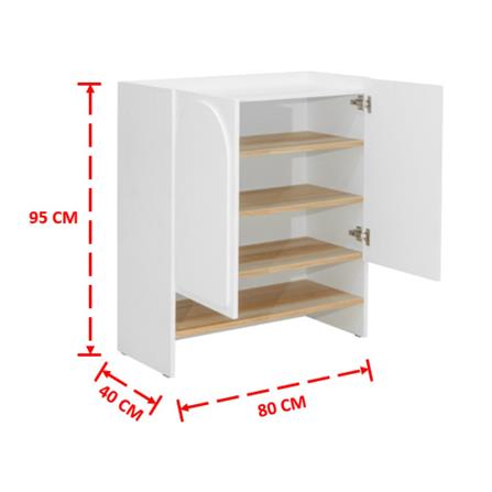 ตู้วางรองเท้า KONCEPT NORDIS 19223546 สีขาว_5