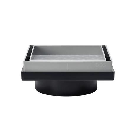 ตะแกรงน้ำทิ้ง DOS ABS-002 หน้าแปลน 5 นิ้ว ขนาดท่อ 4 นิ้ว_0