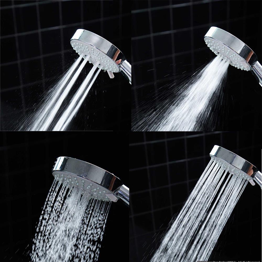 ชุดฝักบัวสายอ่อน 5 ระดับ RASLAND D414-D4444 สีโครม